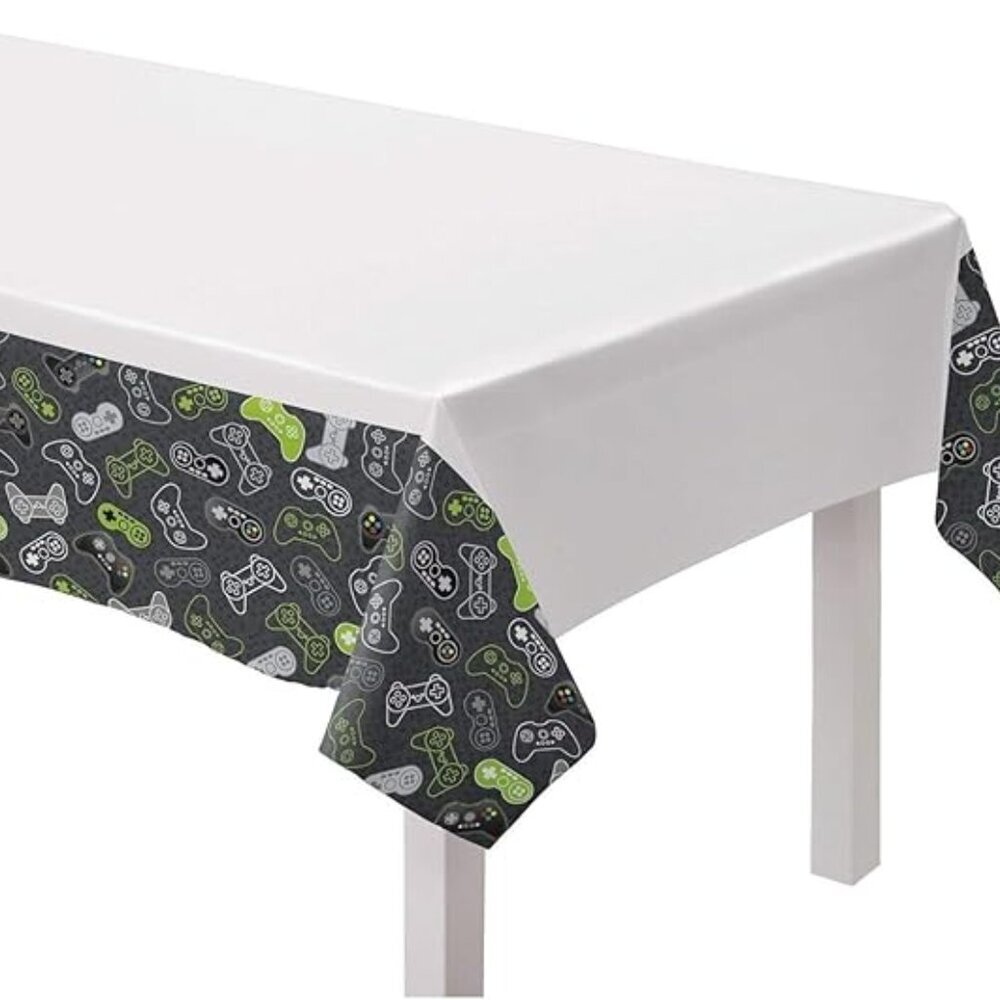 Level Up Playstation Rectangular Paper Table Cover- 1 pc.